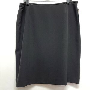 Arthur S. Levine Tahari Women's Pencil Straight Skirt 14 Black Lined NWT
